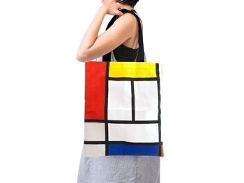 Sac en coton Luxe, Mondrian 4