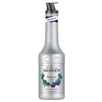 MONIN Frutta al Mirtillo per cocktail o frullato - Aromi naturali - 1L