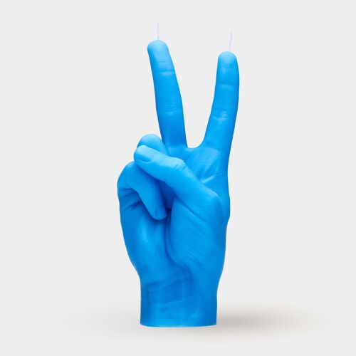 Candle Hand PEACE BLUE