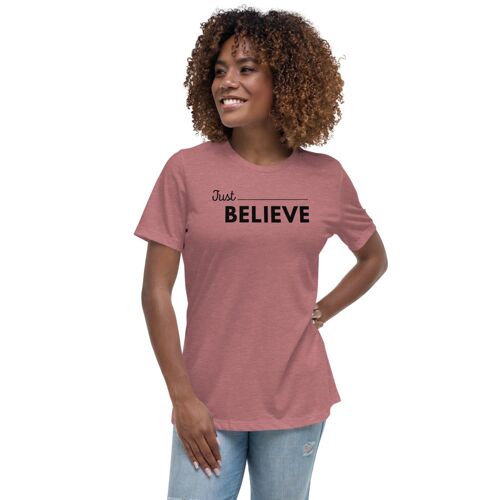 Women's Relaxed T-Shirt - Heather Mauve