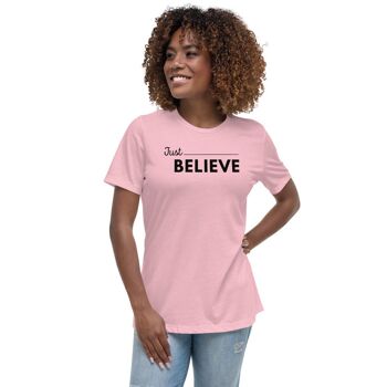 T-shirt décontracté femme - rose