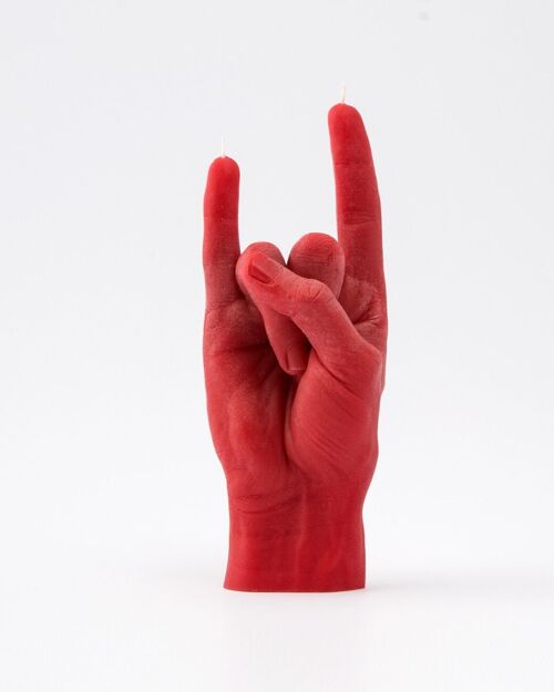Candle Hand - YOU ROCK RED
