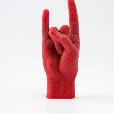 Candle Hand - YOU ROCK RED