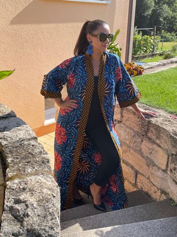 Kimono Imprimé Africain "Flory" 1