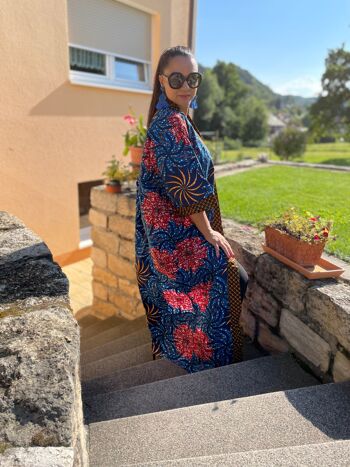 Kimono Imprimé Africain "Flory" 2