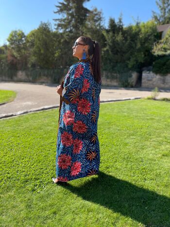 Kimono Imprimé Africain "Flory" 3