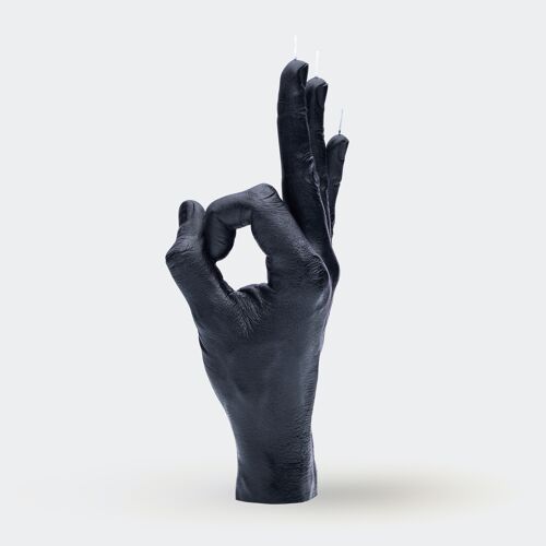 Candle Hand OK BLACK