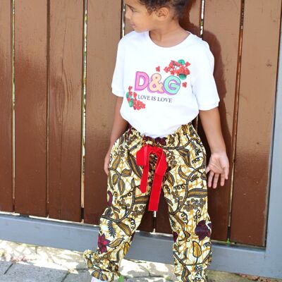 Pantalon enfant imprimé africain "Nuna"