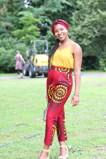 Pantalon Adamma "Zuzu" imprimé africain 2