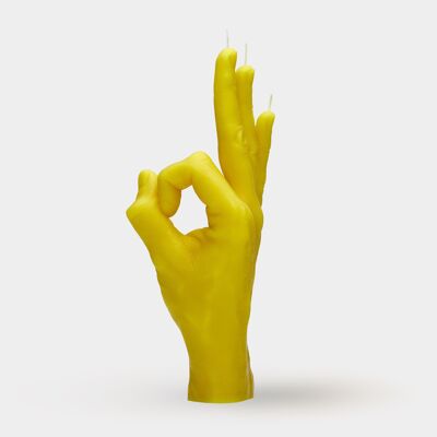 Candle Hand OK YELLOW