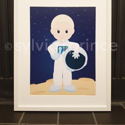 poster | miles | astronaut