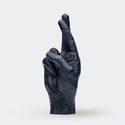 Candle Hand CROSSED FINGERS BLACK