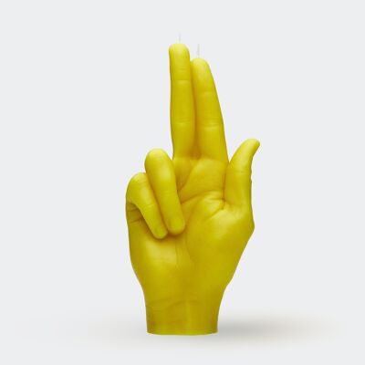 Candle Hand GUN FINGERS YELLOW