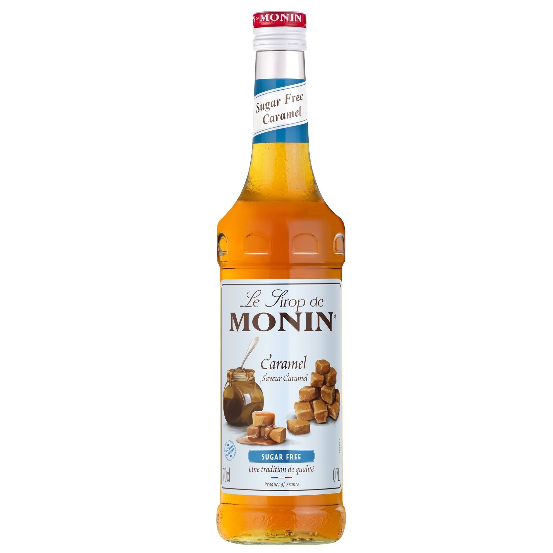 Caramello senza zucchero per bevande calde e cocktail - Aromi naturali - 70 cl