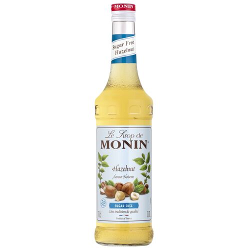 Sans sucre Noisette pour boissons chaudes et cocktails - Arômes naturels - 70 cl