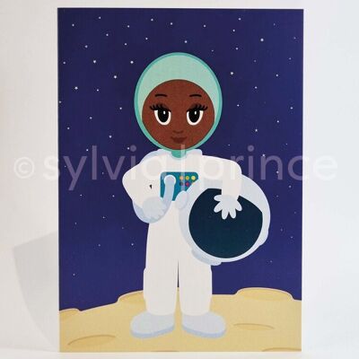 tarjeta | safiya | astronauta
