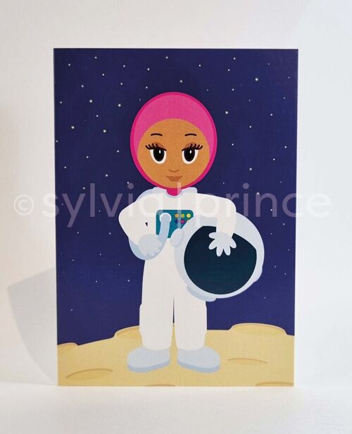 card | fizzah | astronaut