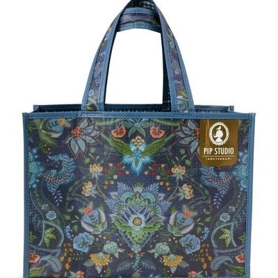PIP - Shopping/Promo Bag S Kyoto Festival Azul oscuro 38x17x28cm