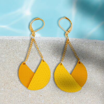 Boucles d'oreille Guethary - Jaune