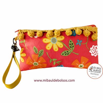 Cartera de mano "Flower Power"