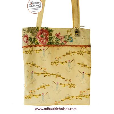 Tote Bag "Lady Pescando"