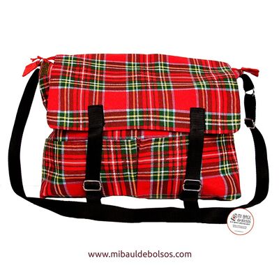 Borsa a tracolla "Edinburgh" a quadri