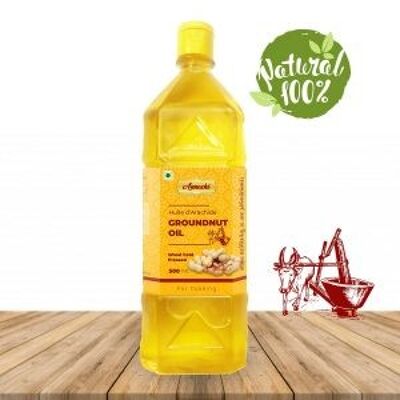 ANNACHI COLD PRESSED PEANUT OIL - 500ml