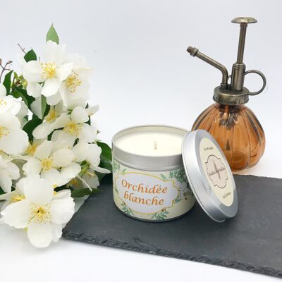 White orchid XL candle