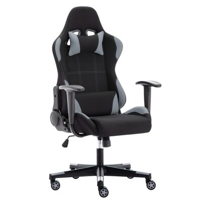 IWMH Indy Gaming Racing Chair Tissu GRIS