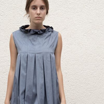 BANDONEON - Cotton sleeveless blouse