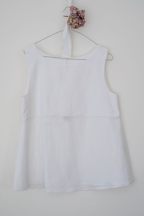 RUGIADA - Cotton sleeveless blouse
