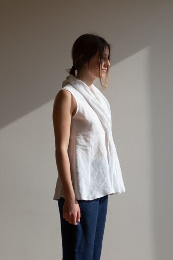 PACE - Blouse sans manches en lin 2