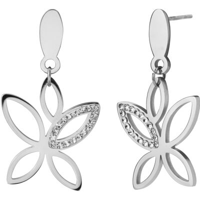 Traveller Drop earrings Stainless Steel butterfly - 182059
