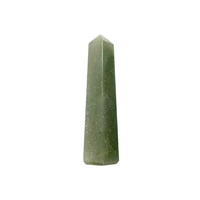 Obeliskturm, 8-10cm, grüner Aventurin