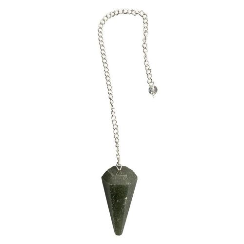 Pendulum with Chain, Green Jade