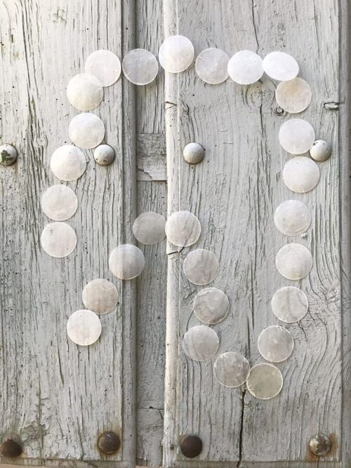 Shell Garland Capiz Small Natural