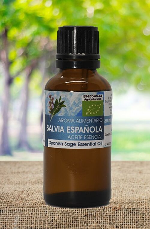 Aceite Esencial Salvia Española BIO  - 30 ml.