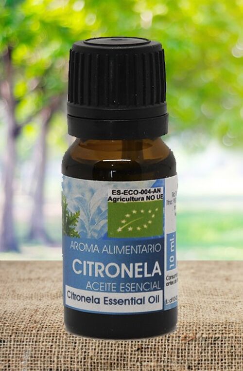 Aceite Esencial Citronela BIO - 10 ml.