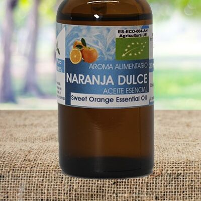 Organic Sweet Orange Essential Oil - 30 ml.