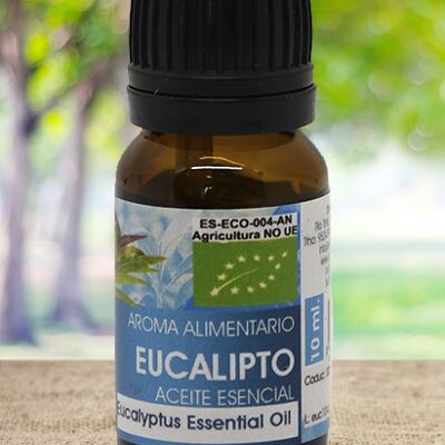 Organic Eucalyptus Essential Oil - 10 ml.