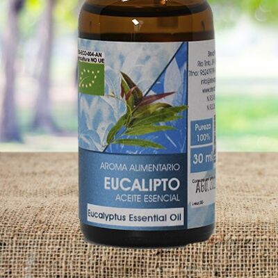 Olio essenziale di eucalipto biologico - 30 ml.