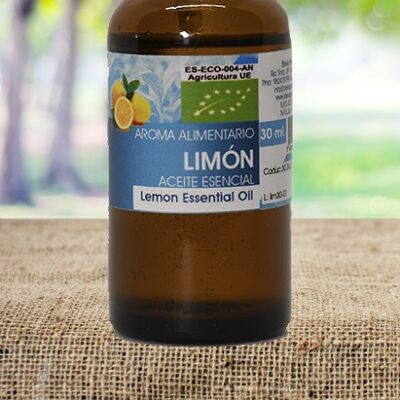Olio essenziale di limone biologico - 30 ml.