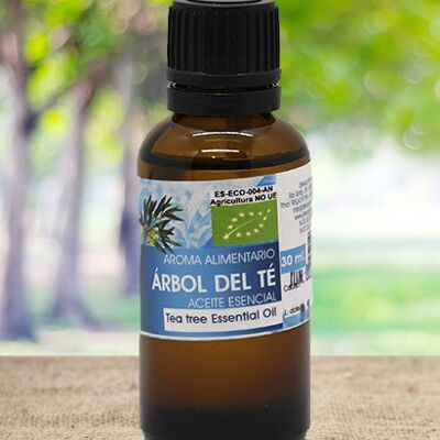 Huile Essentielle d'Arbre à Thé Bio - 30 ml.