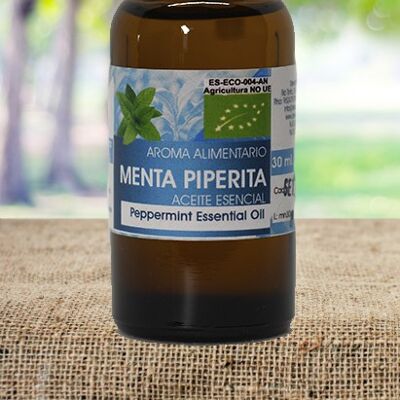 Organic Peppermint Essential Oil - 30 ml.