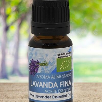 Organic Fine Lavender Essential Oil - 10 ml.