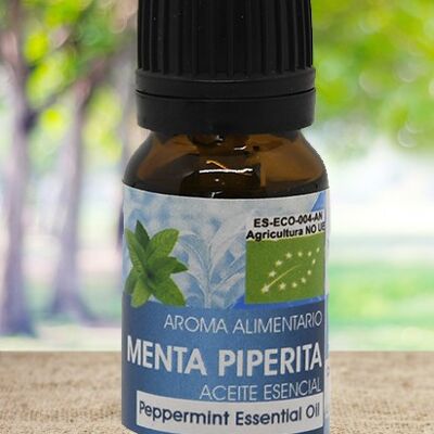 Organic Peppermint Essential Oil - 10 ml.