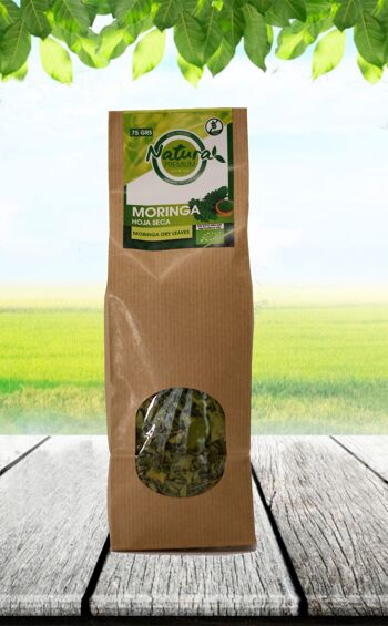 Feuille de Moringa séchée - 75 g.