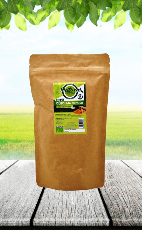 Cúrcuma en polvo - 500 g.