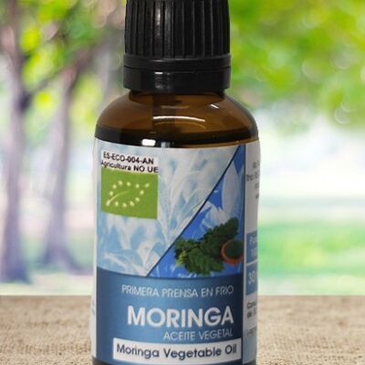 Organic Moringa Vegetable Oil - 30 ml.