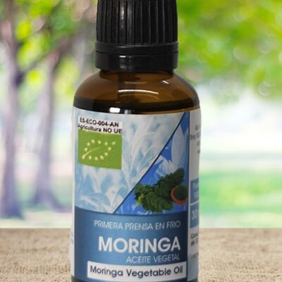 Aceite Vegetal Moringa BIO  - 30 ml.